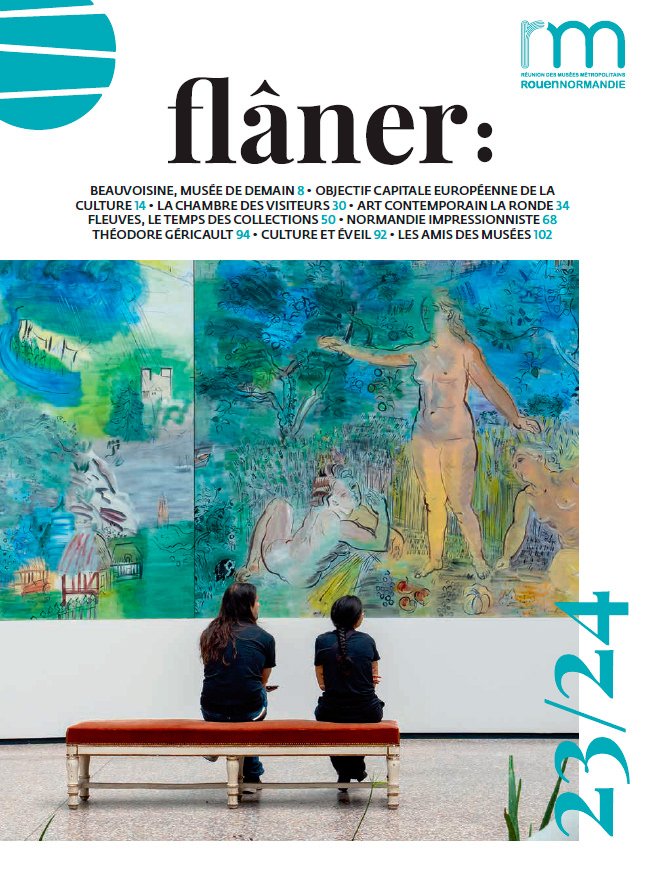 Illustration couverture du magasine patrimoine, MBA de Rouen